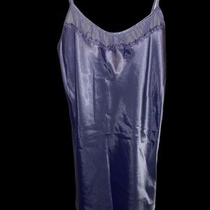 Lilac silk night gown vintage Y2K